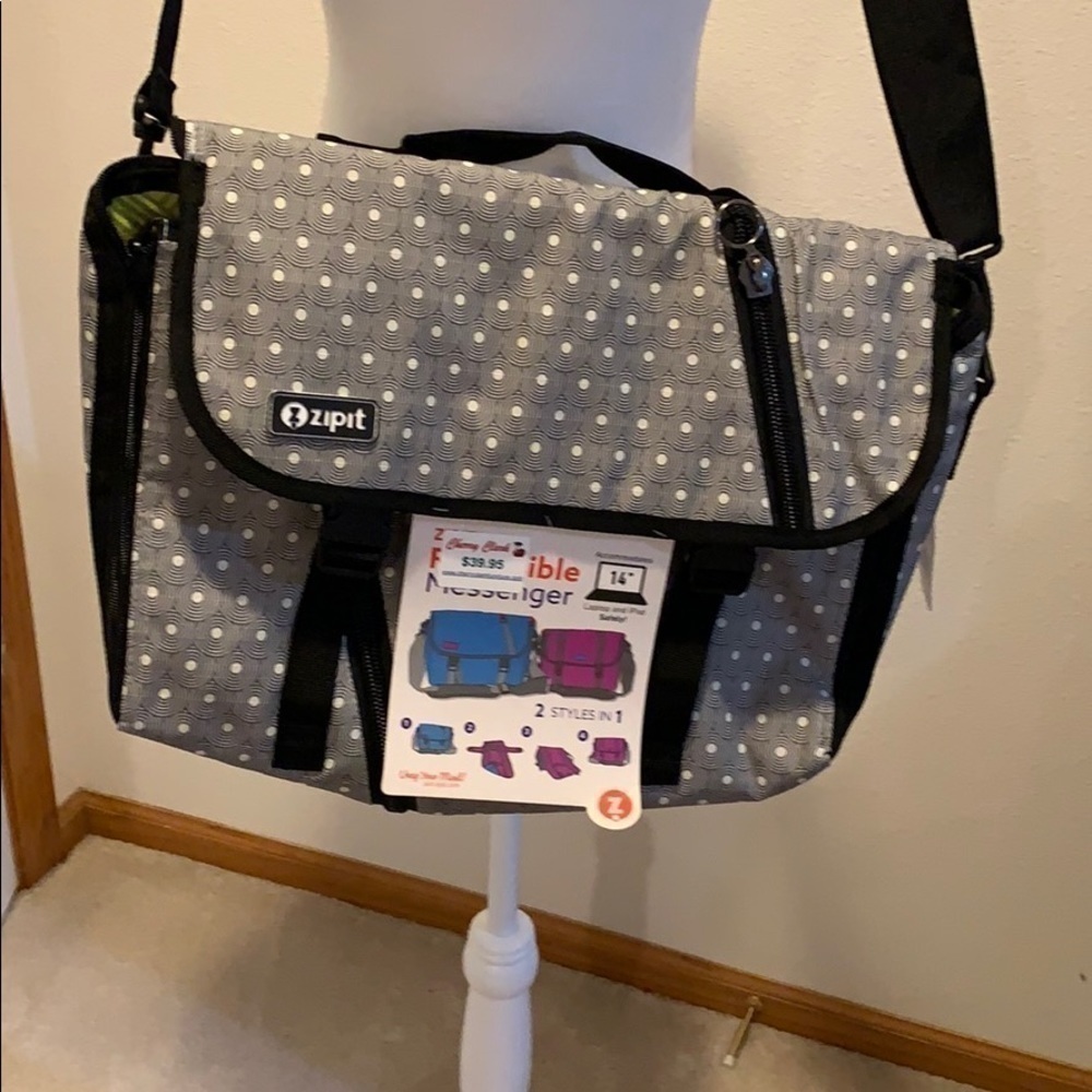 Zip it Reversible Messenger bag​​​​​​​​​​​​​​​​​​​​​​